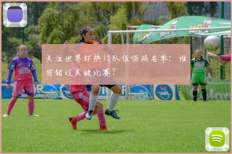 关注世界杯热门队伍伤病名单：谁将错过关键比赛？